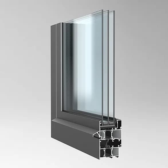 Классическое окно с термоизоляцией ALT W62 W