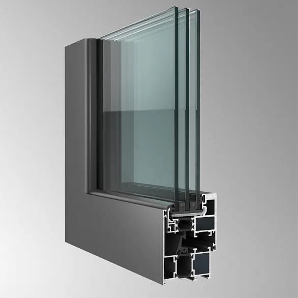 Окно с термоизоляцией ALT W62 HS (скрытая створка)